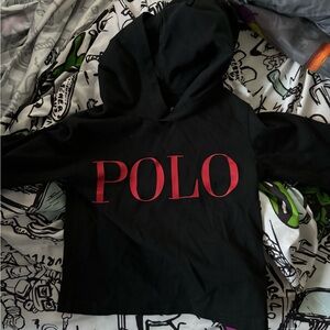 Polo shirt with hood!!